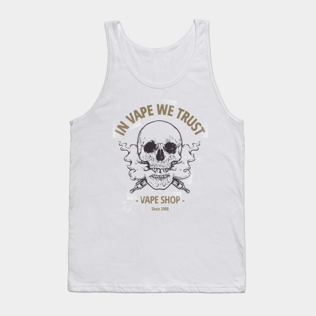 Halloween Skull Vape Tank Top by attire zone